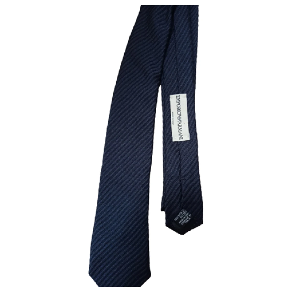Pre-owned Emporio Armani Silk Tie In Blue