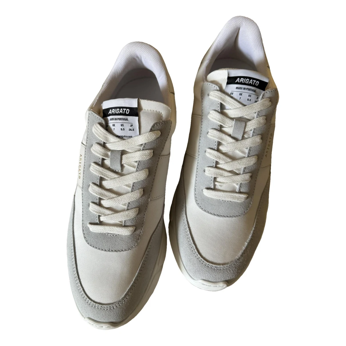 Pre-owned Axel Arigato Cloth Low Trainers In White