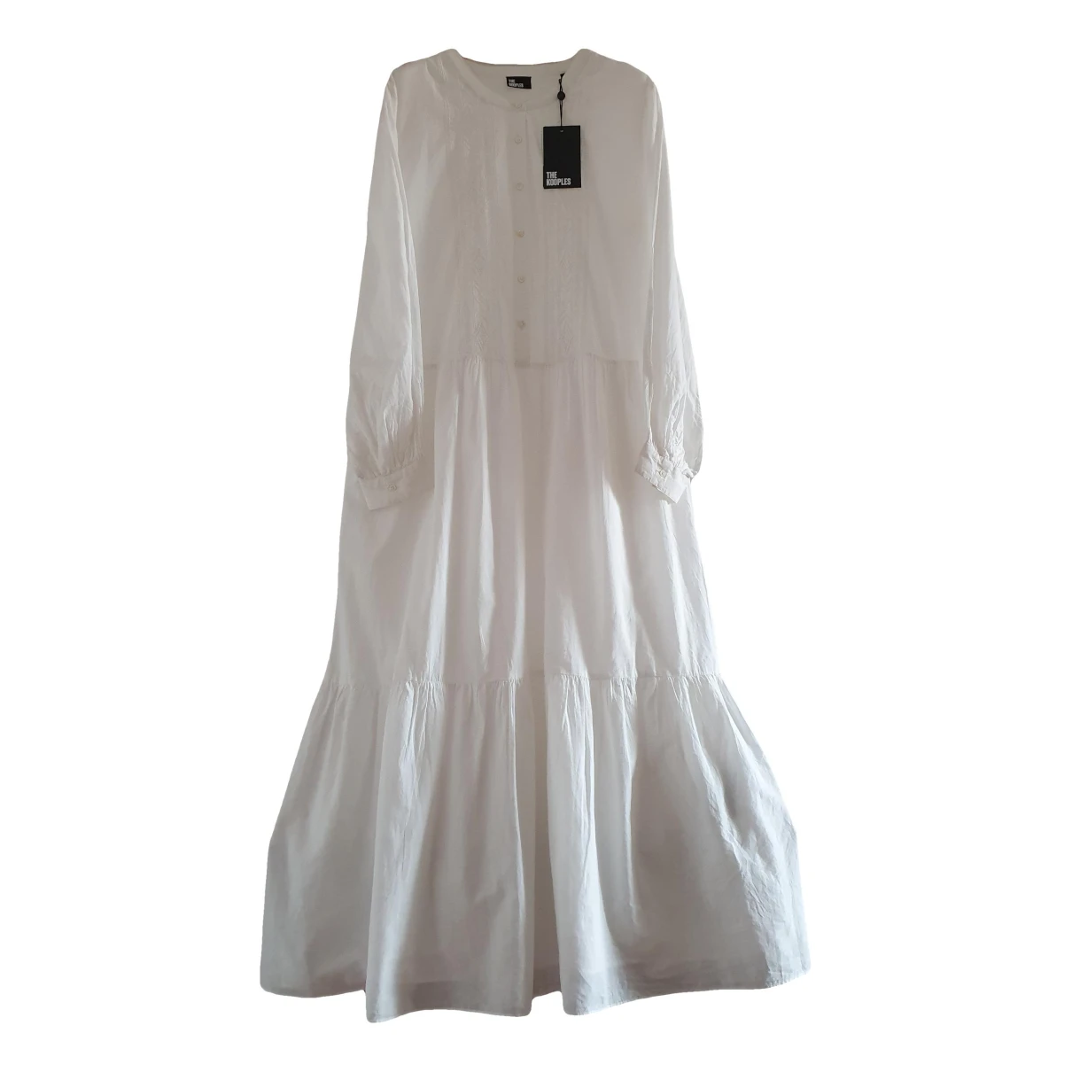 Pre-owned The Kooples Maxi Dress In White