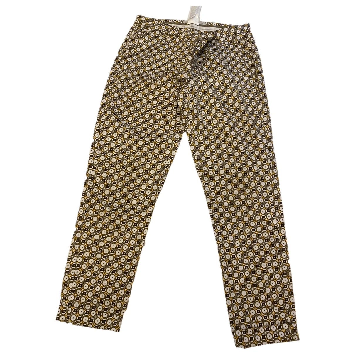 Pre-owned I Blues Trousers In Yellow