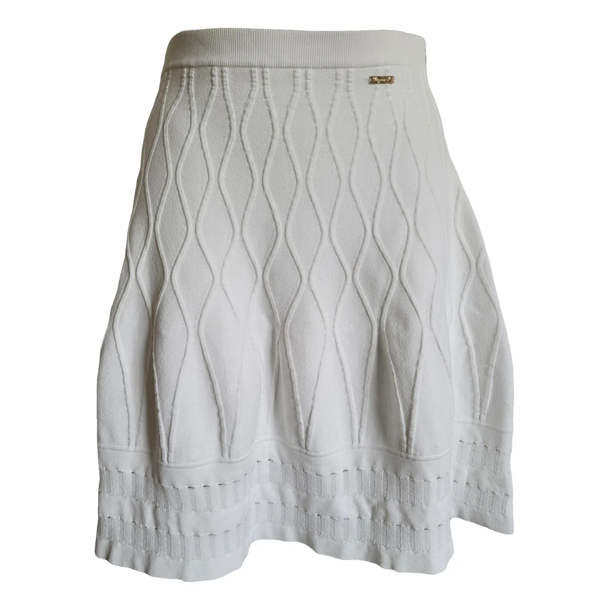 Pre-owned Dsquared2 Mid-length Skirt In White