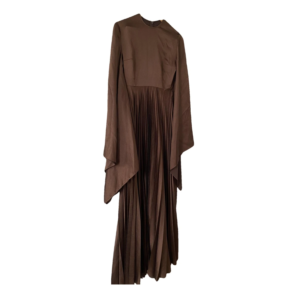 Pre-owned Solace London Maxi Dress In Brown