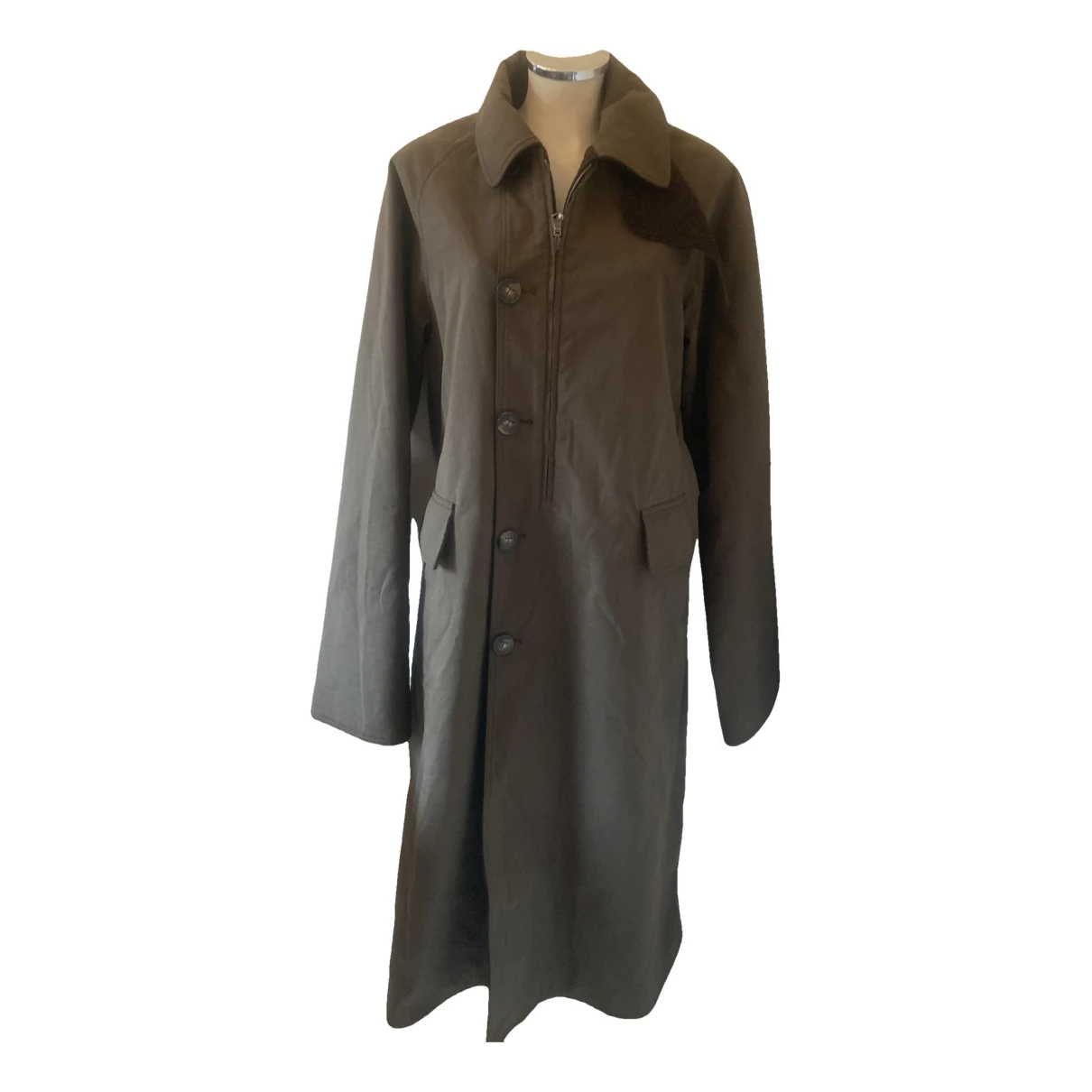 Pre-owned Tod's Trench Coat In Brown