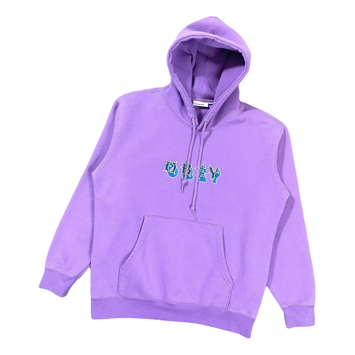 Pre-owned Obey Sweatshirt In Purple