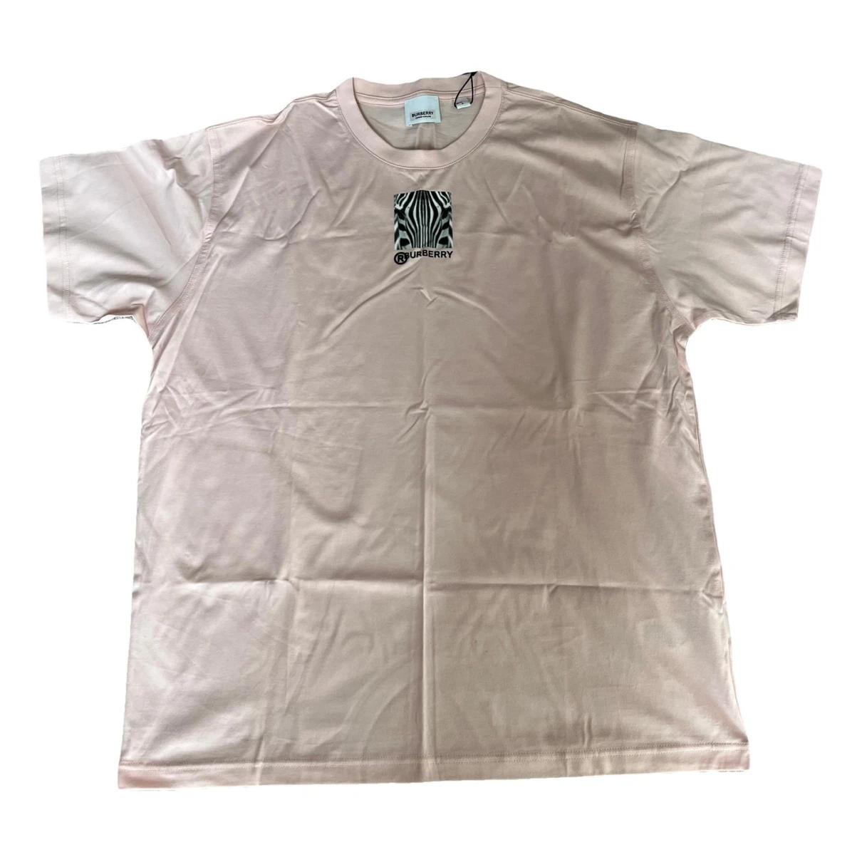 Pre-owned Burberry T-shirt In Pink
