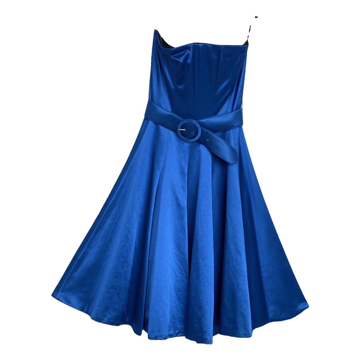 Pre-owned Alexander Mcqueen Mid-length Dress In Blue