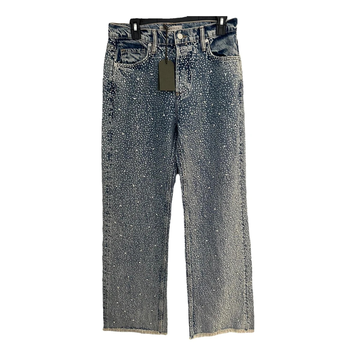 Pre-owned Allsaints Straight Jeans In Blue
