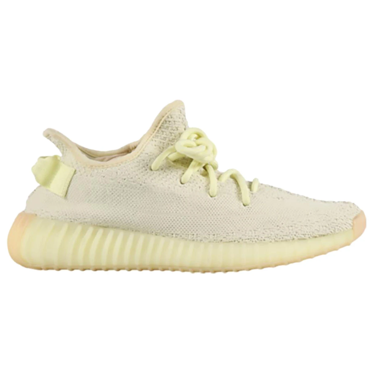 Pre-owned Yeezy Cloth Trainers In Yellow