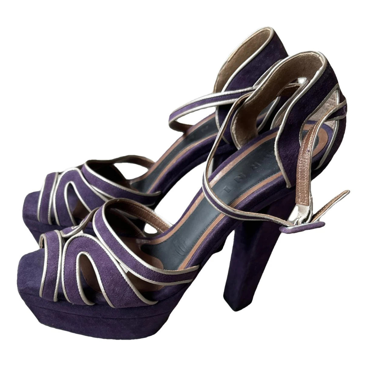 Pre-owned Marni Heels In Purple