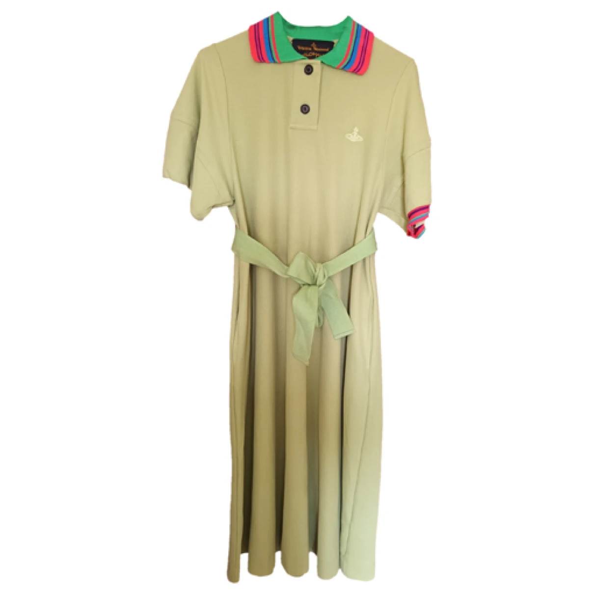 Pre-owned Vivienne Westwood Anglomania Mid-length Dress In Green