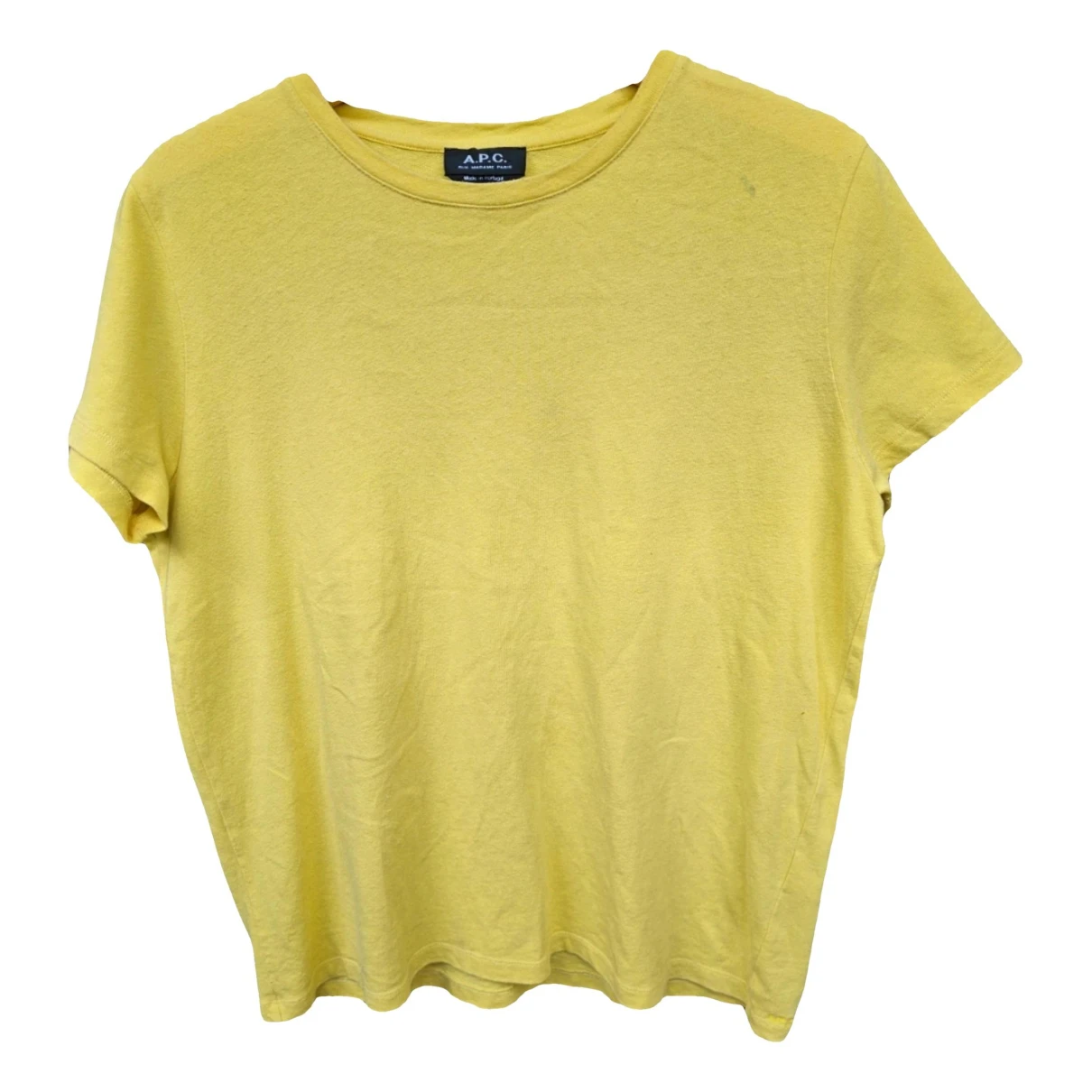 Pre-owned Apc T-shirt In Yellow