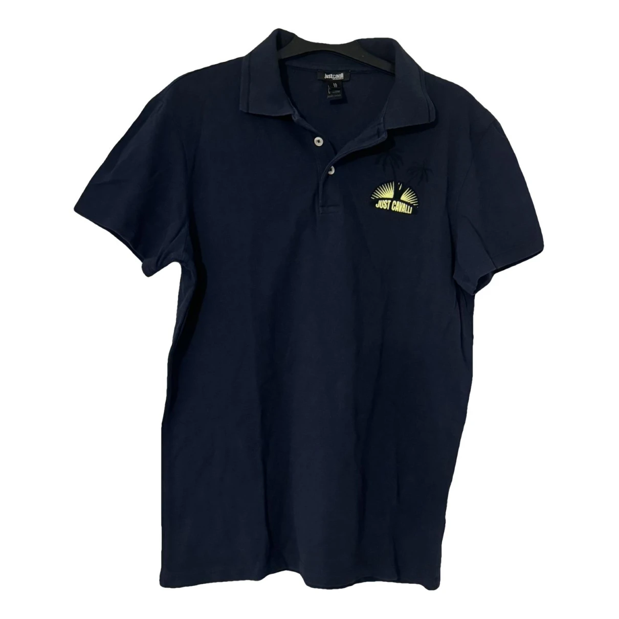 Pre-owned Just Cavalli Polo Shirt In Navy