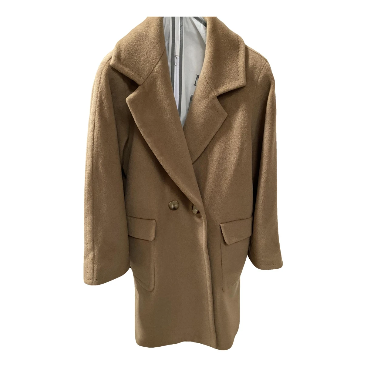 Pre-owned Max Mara Cashmere Coat In Camel
