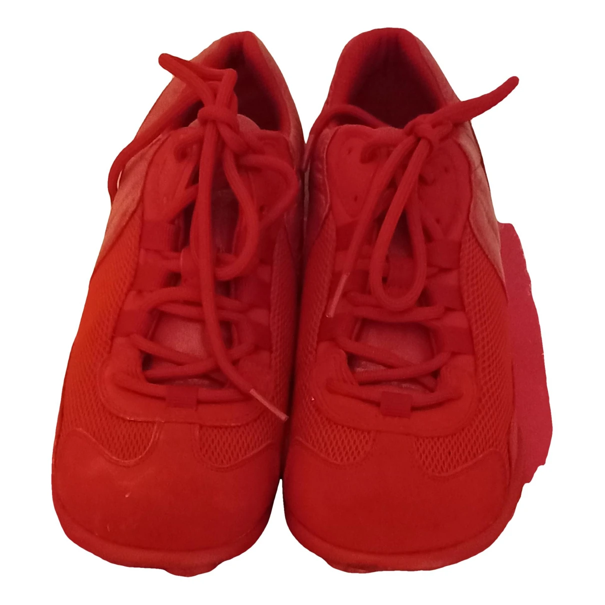Pre-owned Fornarina Leather Trainers In Red