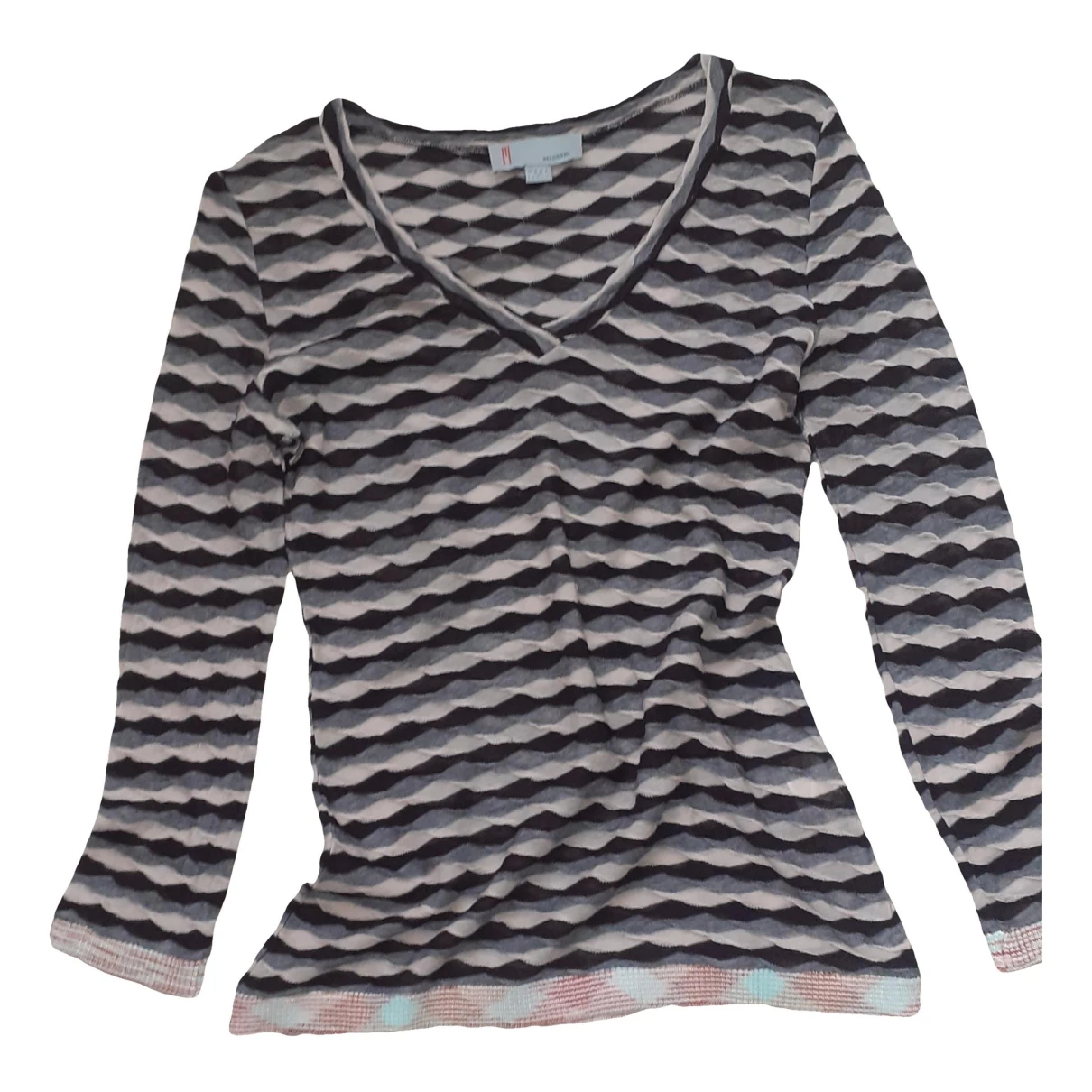 Pre-owned Missoni Wool T-shirt In Grey