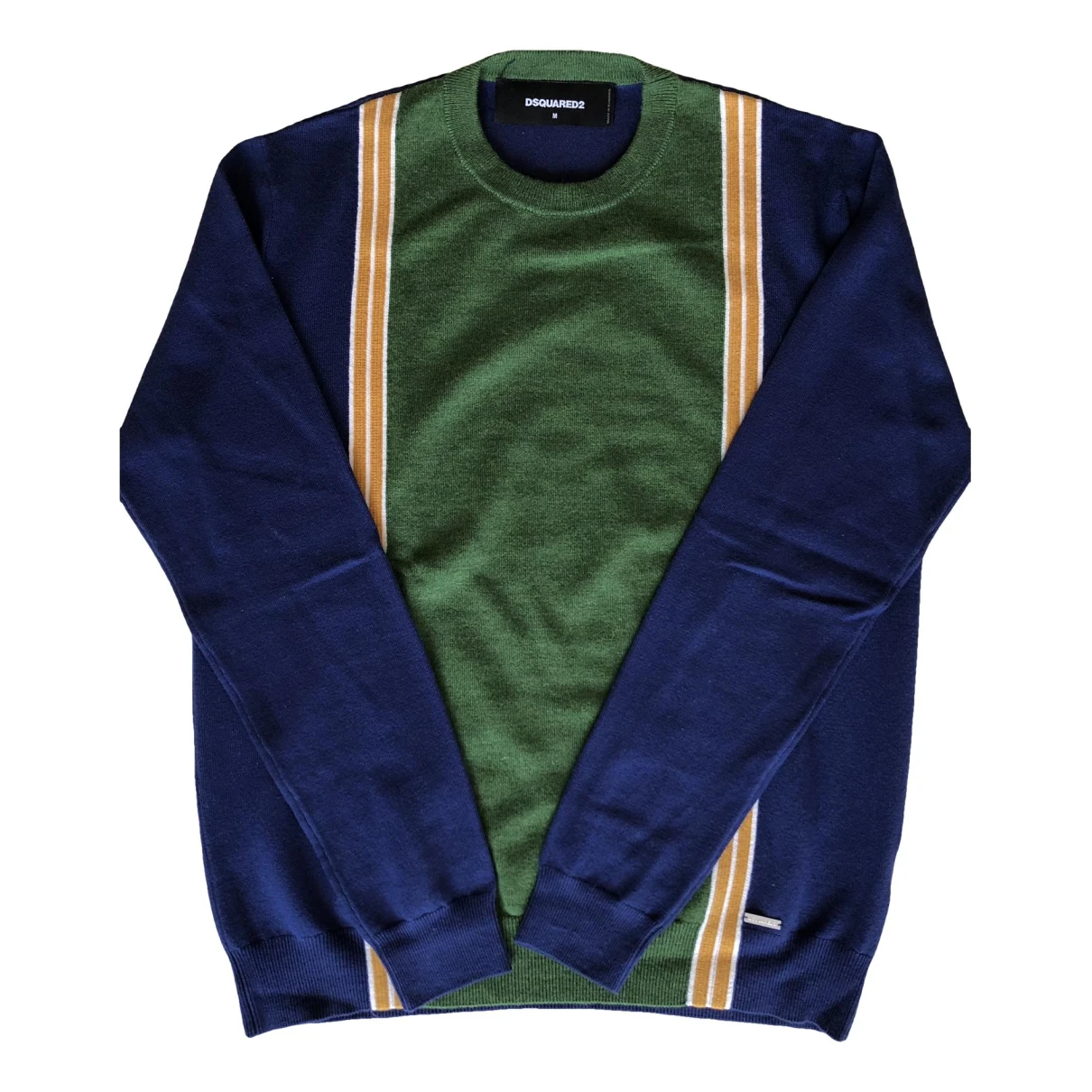 Pre-owned Dsquared2 Wool Pull In Blue