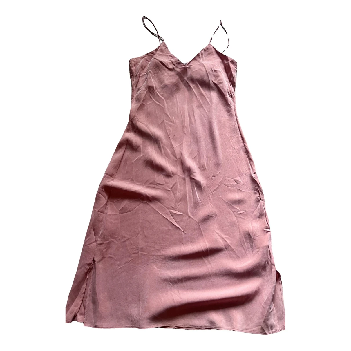 Pre-owned Anine Bing Mid-length Dress In Pink