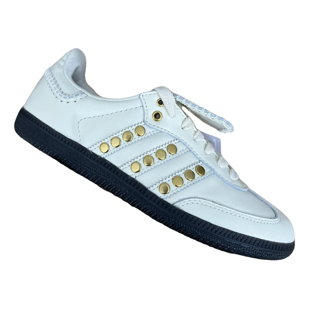 Pre-owned Wales Bonner Leather Trainers In White