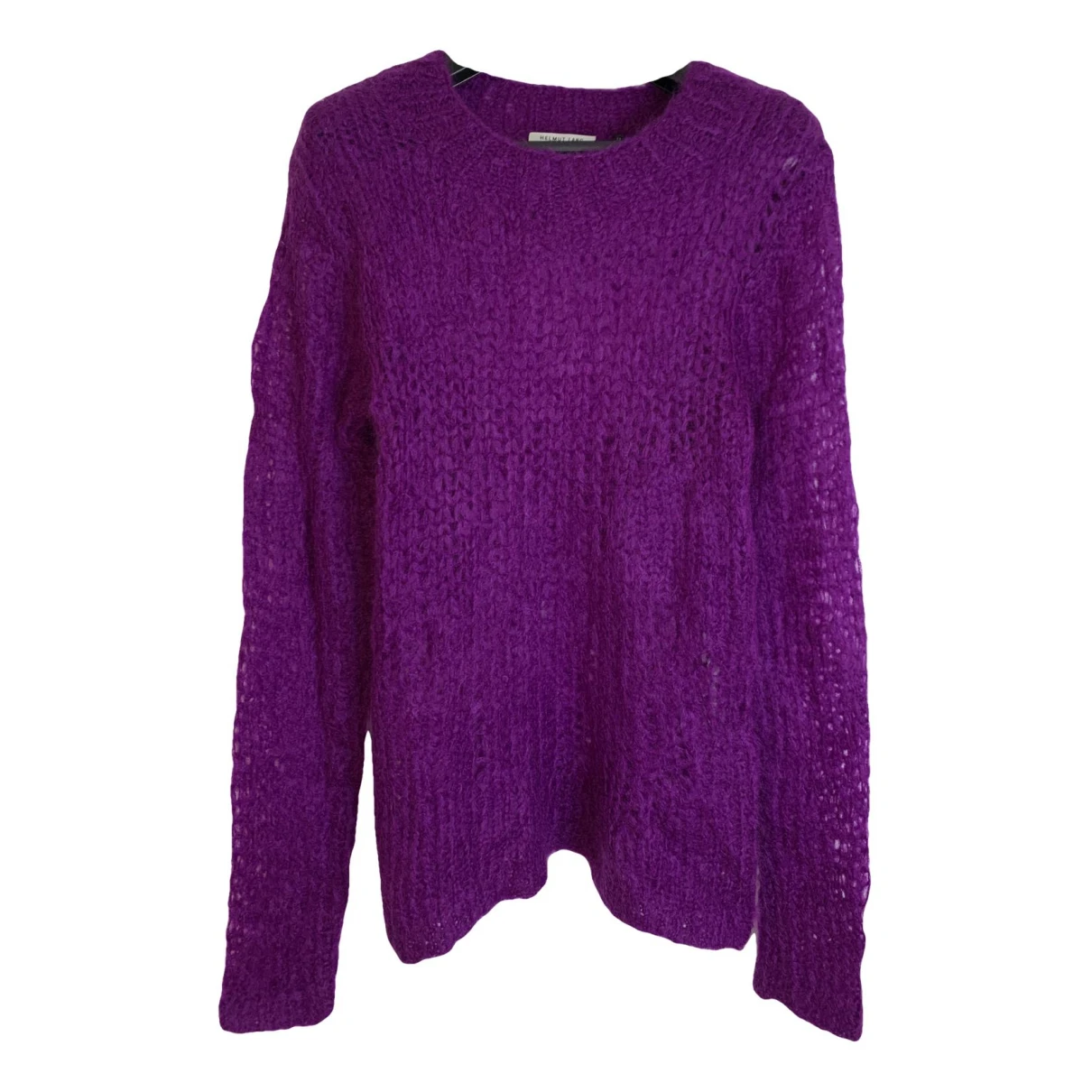 Pre-owned Helmut Lang Wool Sweatshirt In Purple