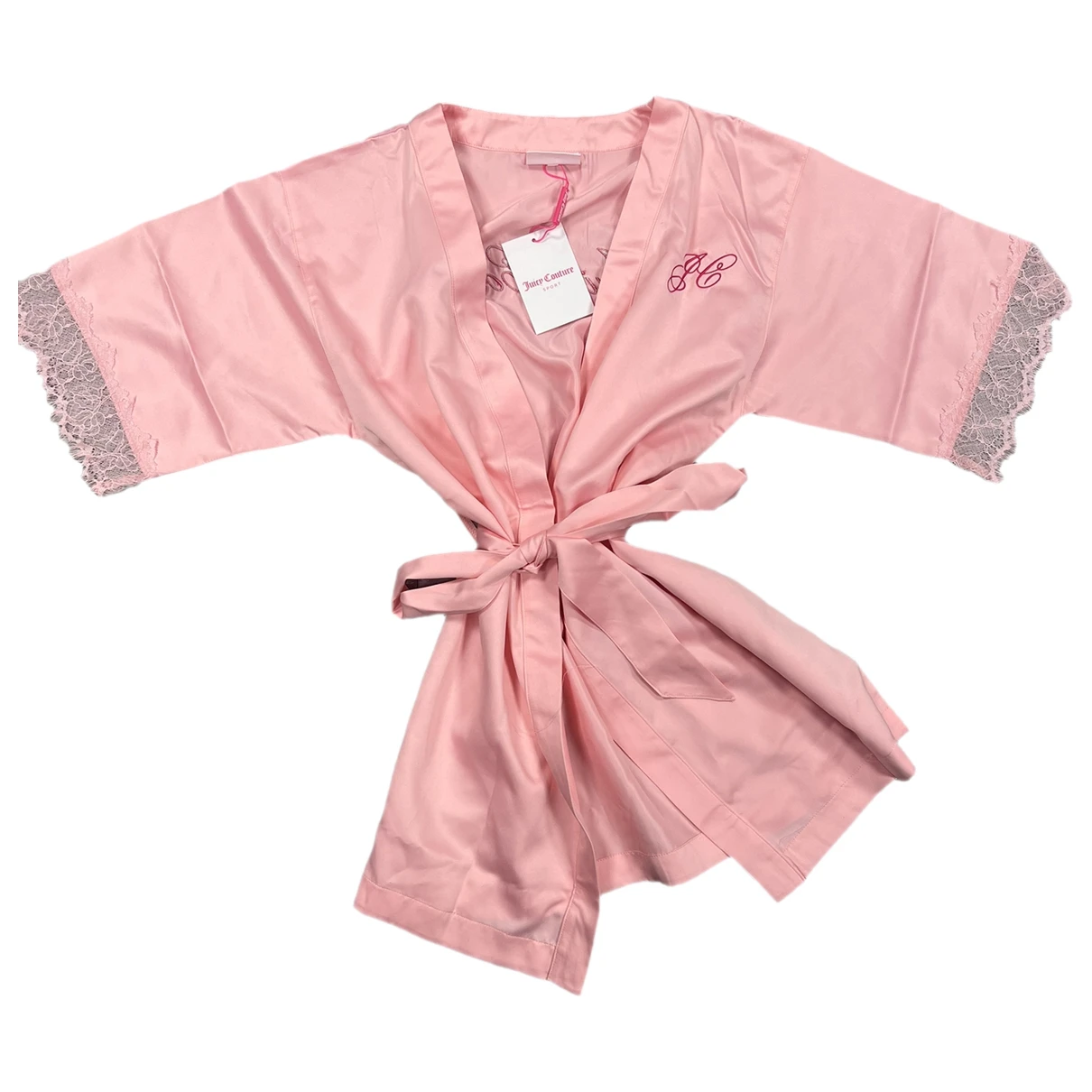Pre-owned Juicy Couture Silk Dress In Pink
