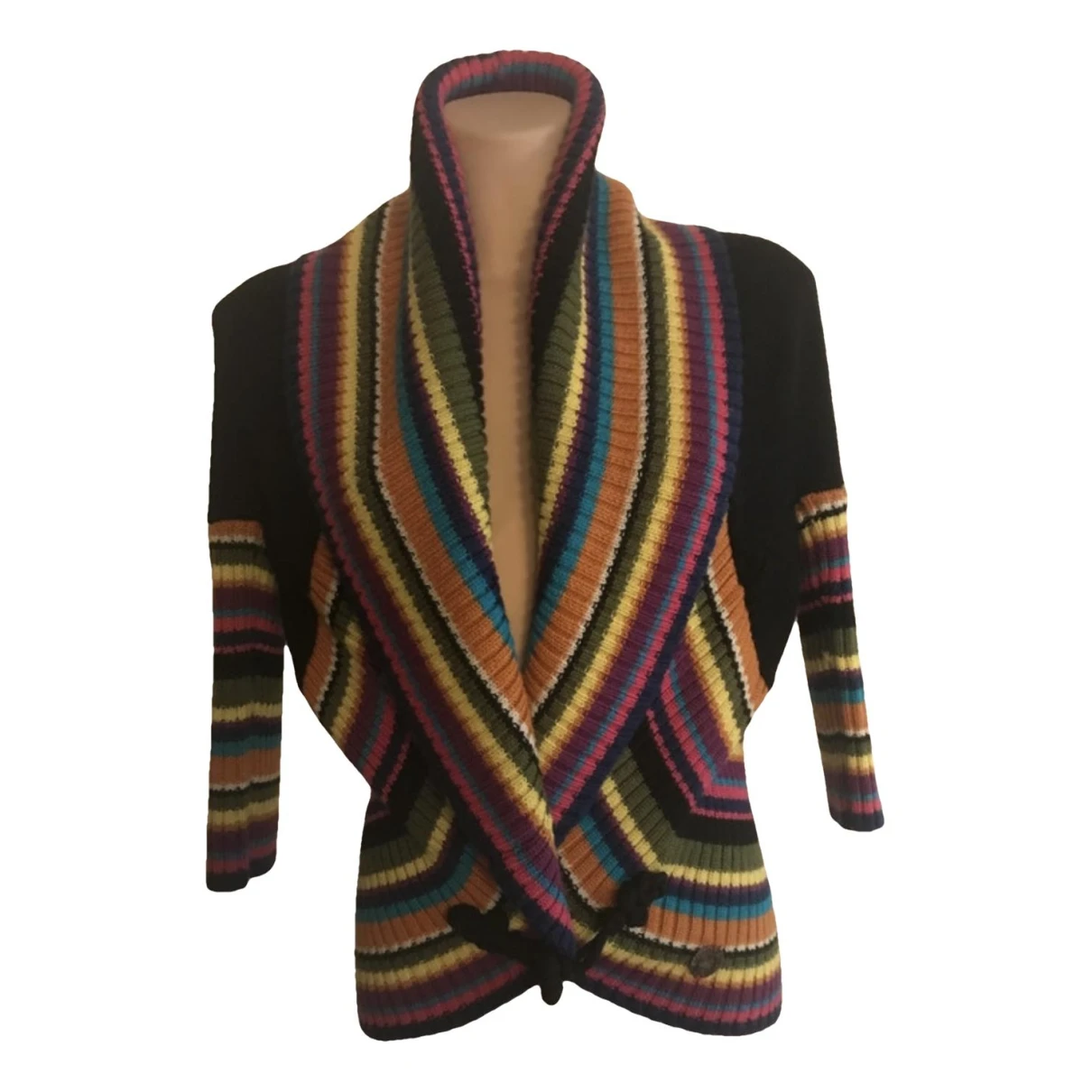 Pre-owned Galliano Wool Jumper In Multicolour