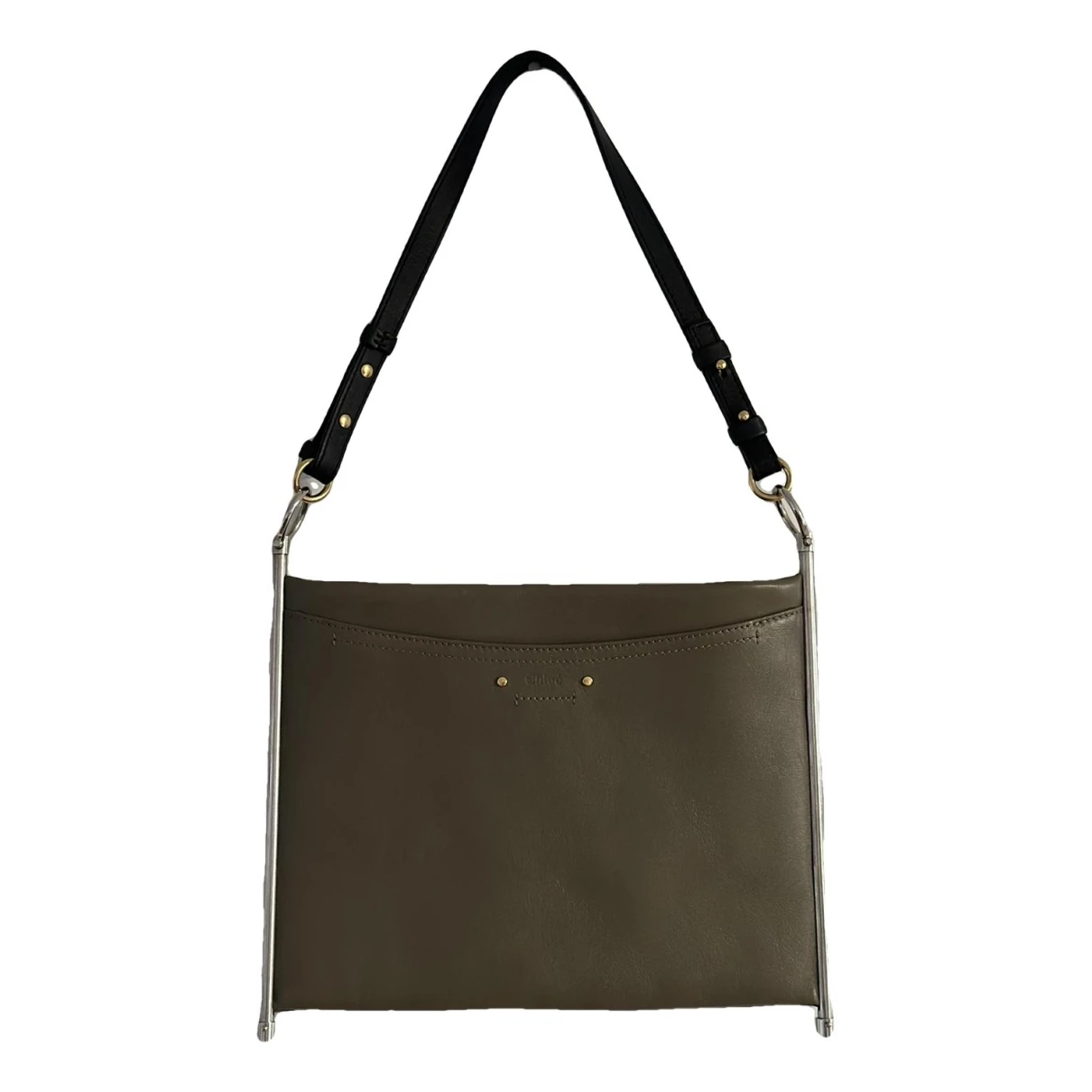 Pre-owned Chloé Roy Leather Handbag In Green