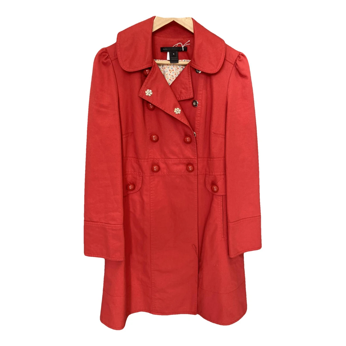 Pre-owned Marc By Marc Jacobs Coat In Red