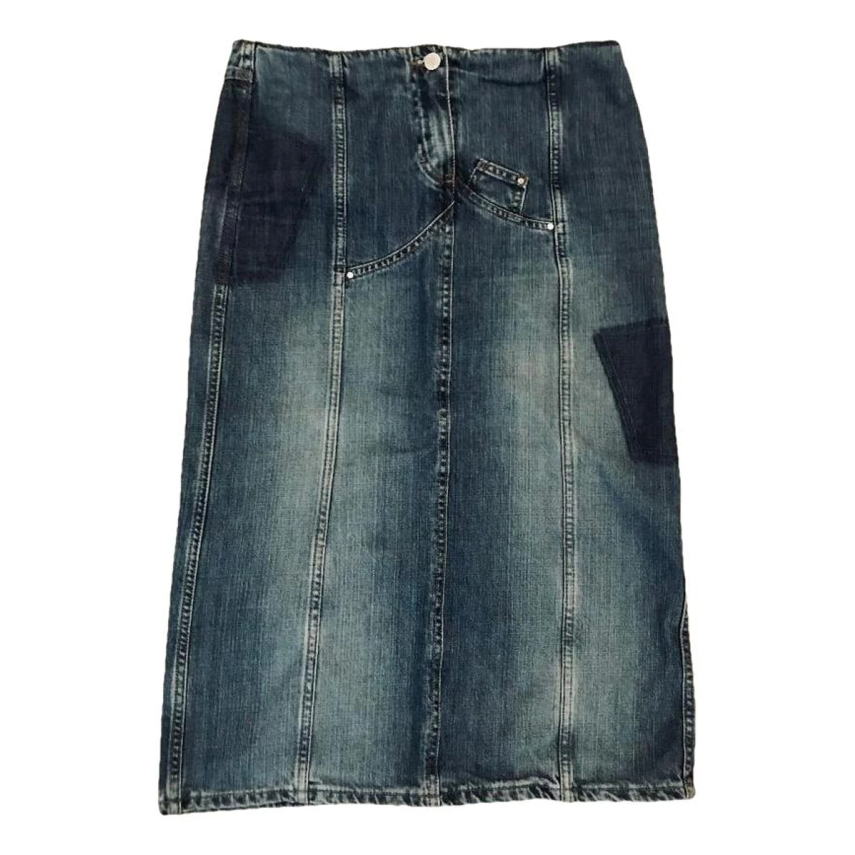 Pre-owned Patrizia Pepe Mid-length Skirt In Blue