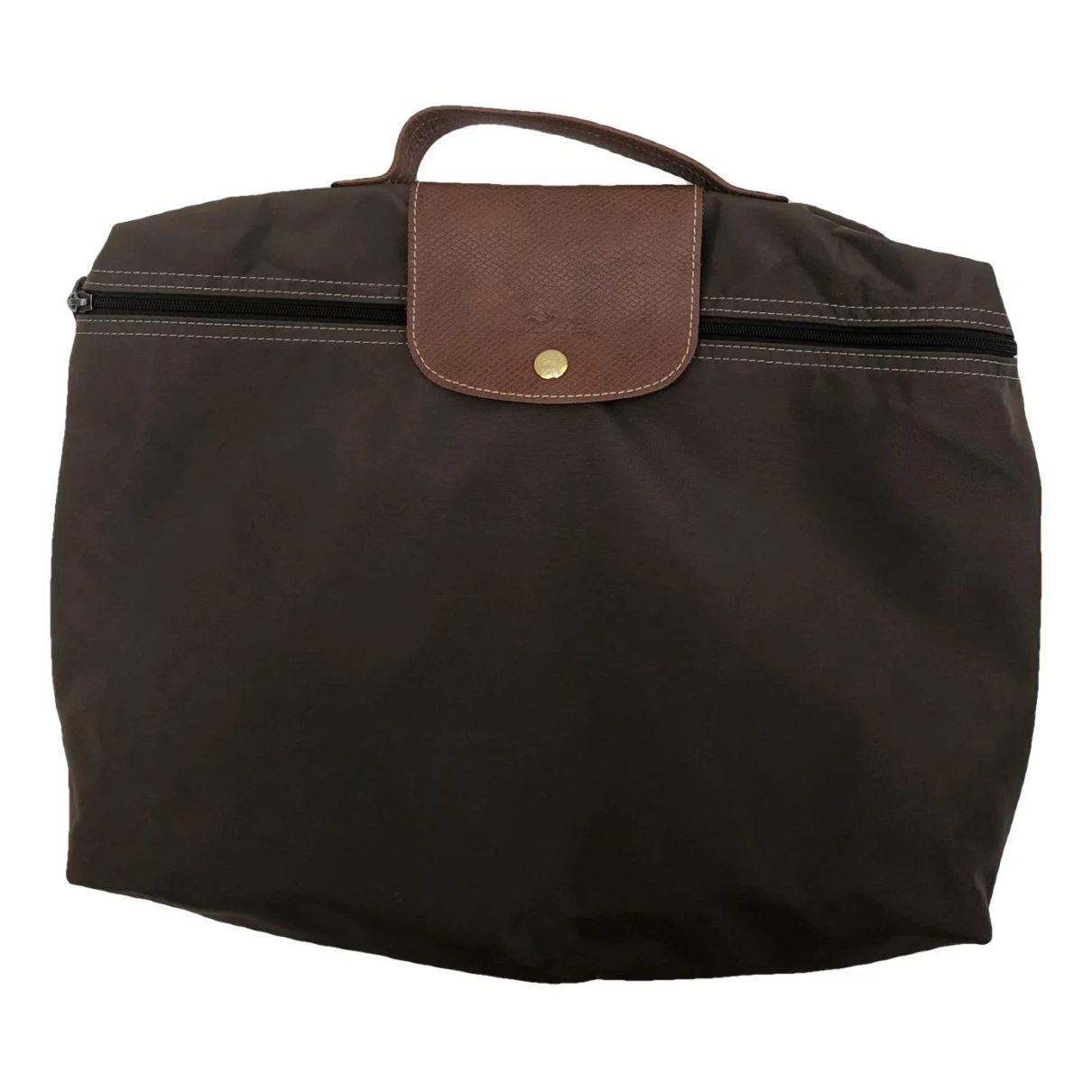 Pre-owned Longchamp Handbag In Brown