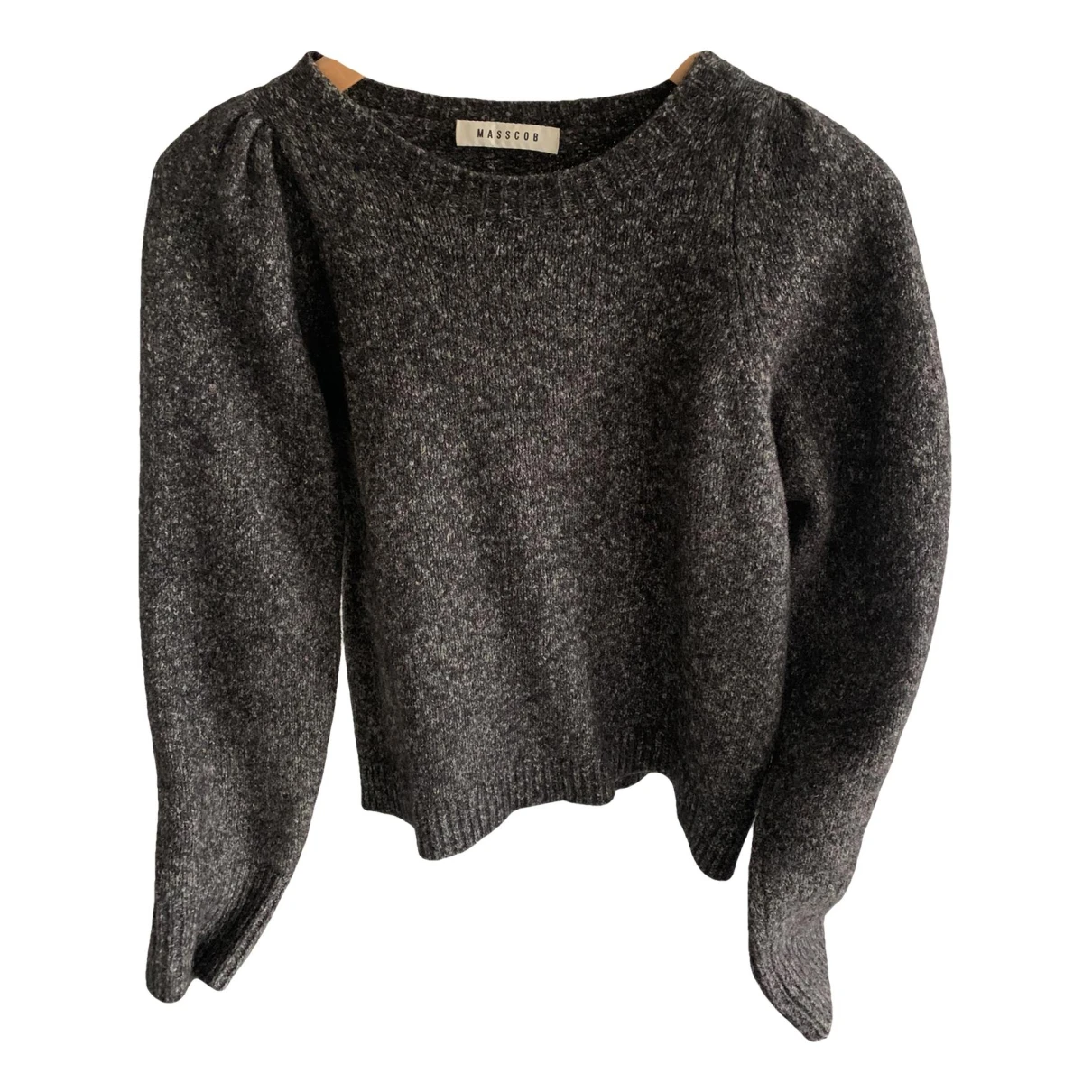 Pre-owned Masscob Wool Jumper In Anthracite