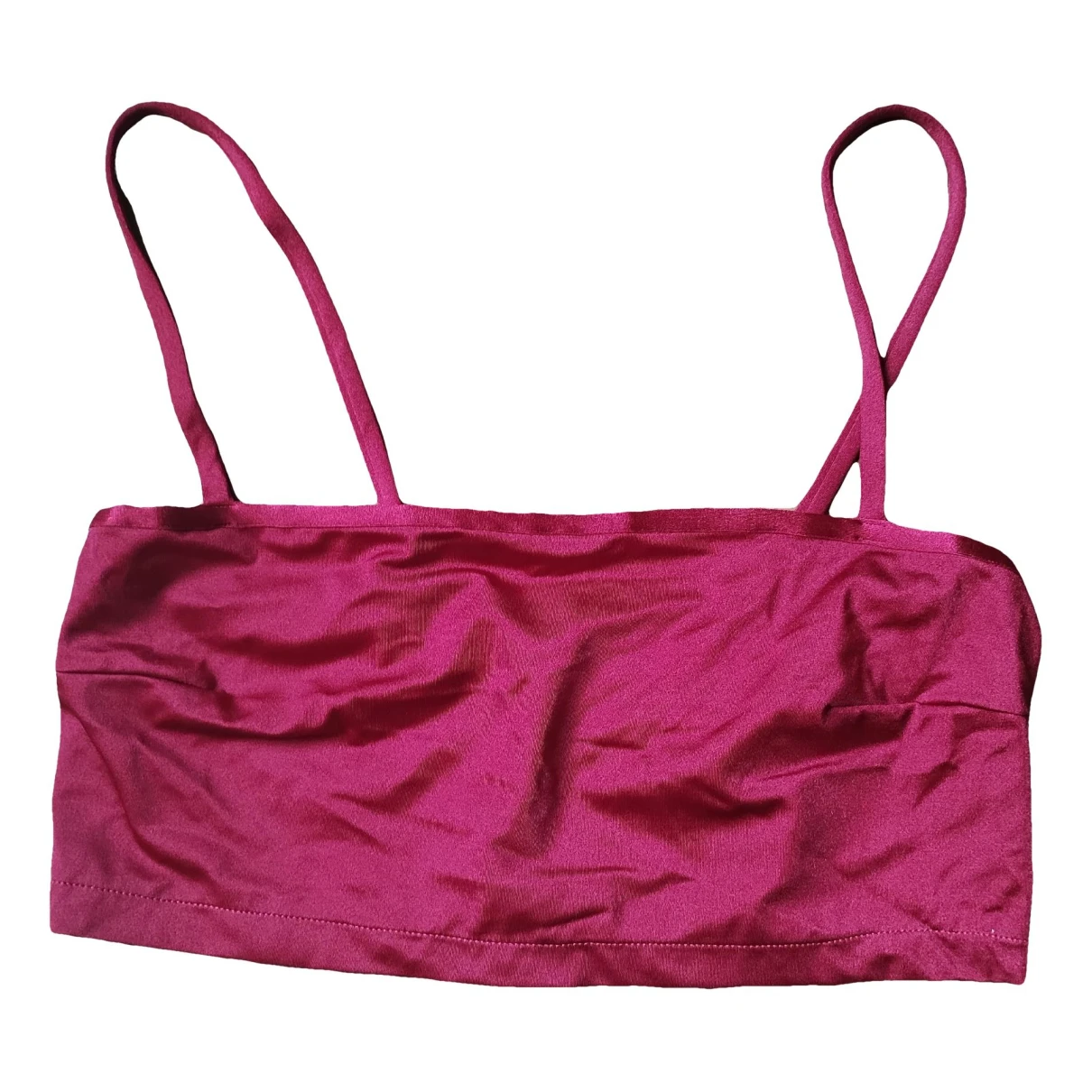 Pre-owned Dolce & Gabbana Camisole In Burgundy