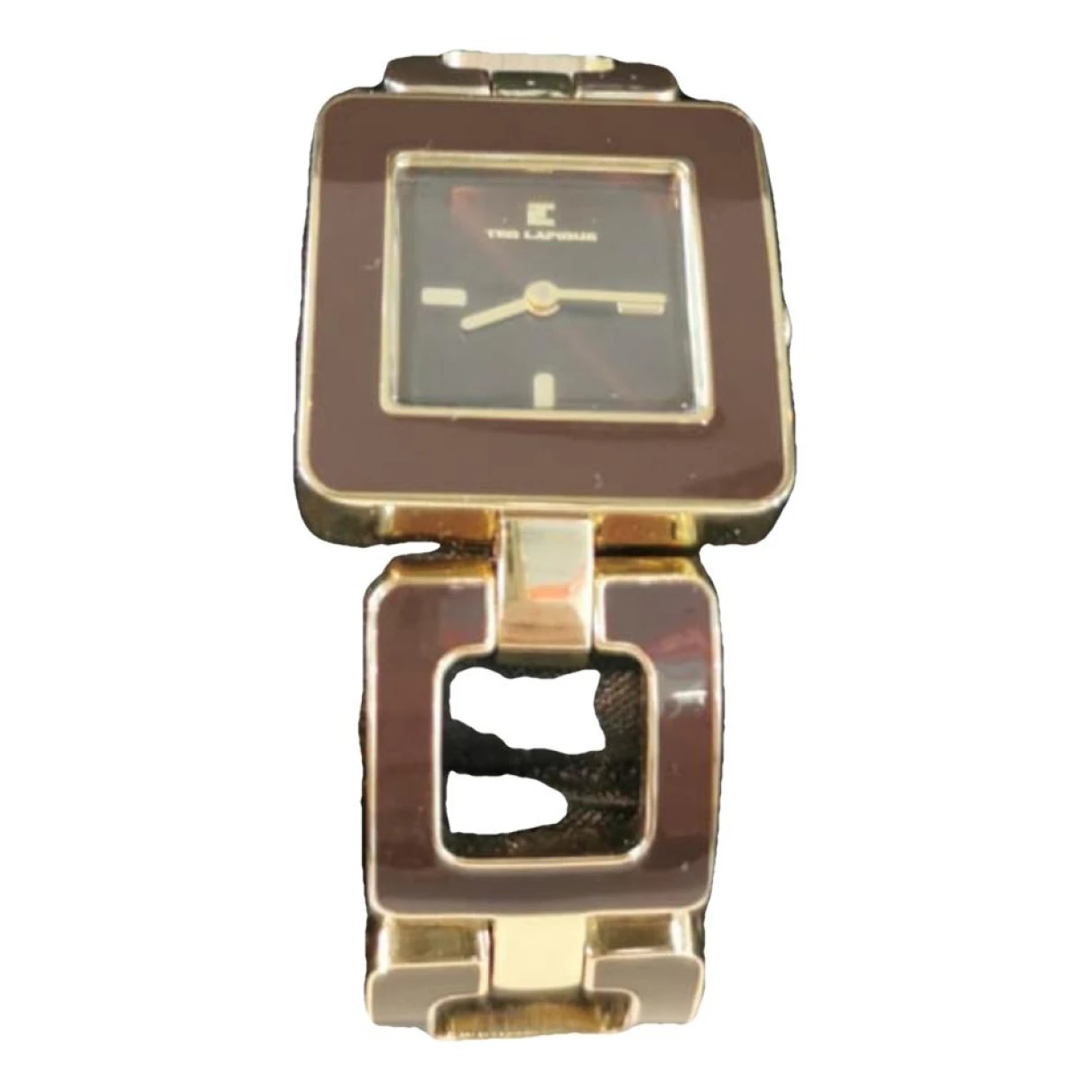 Pre-owned Ted Lapidus Watch In Brown
