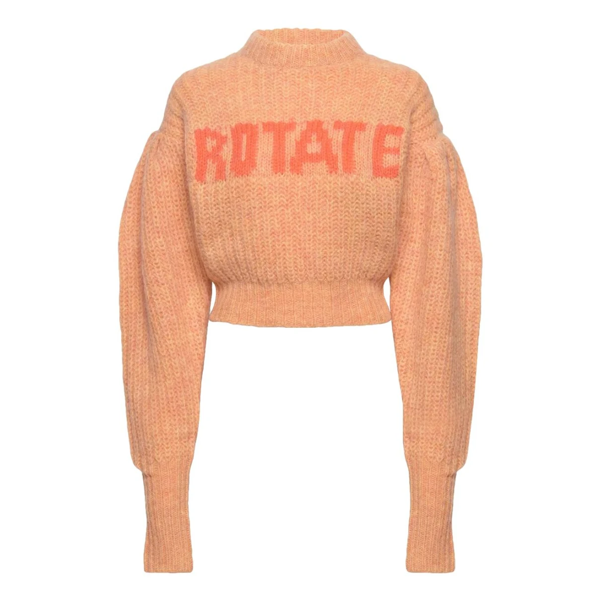 Pre-owned Rotate Birger Christensen Wool Jumper In Orange