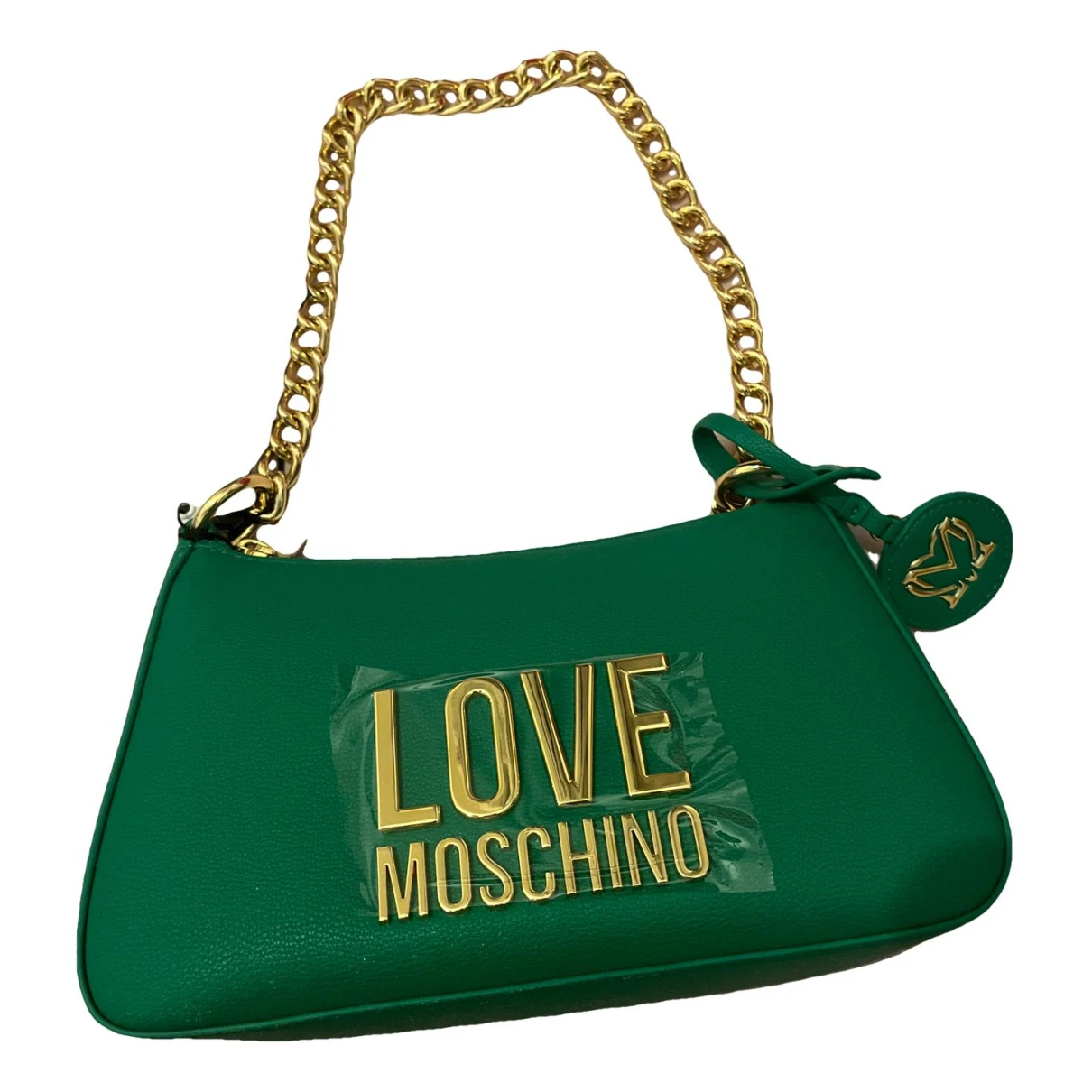 Pre-owned Moschino Love Handbag In Green