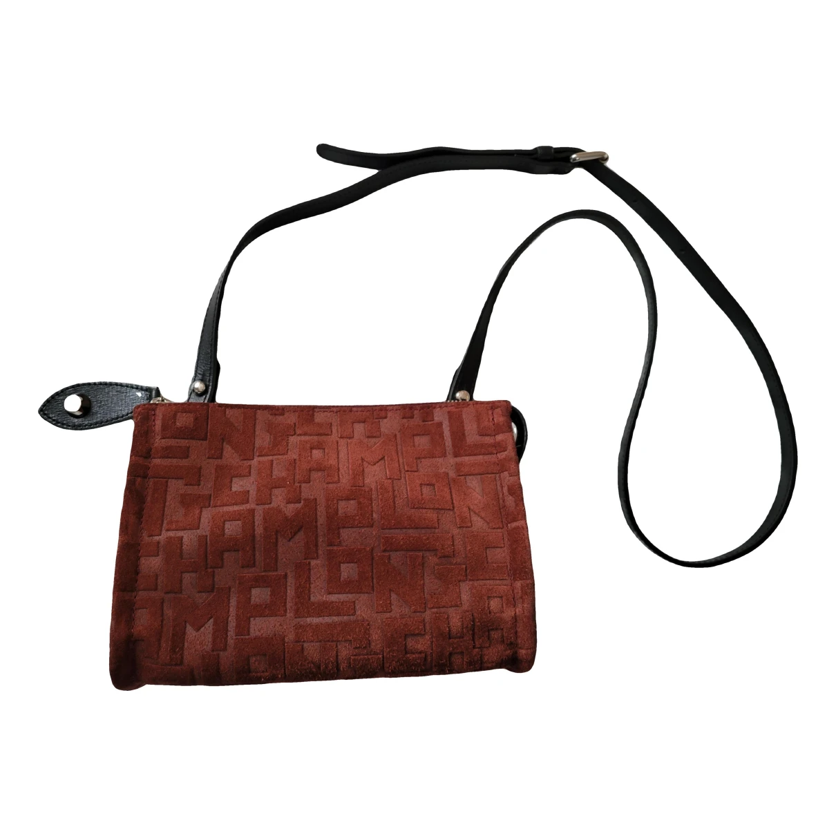 Pre-owned Longchamp La Voyageuse Leather Crossbody Bag In Brown