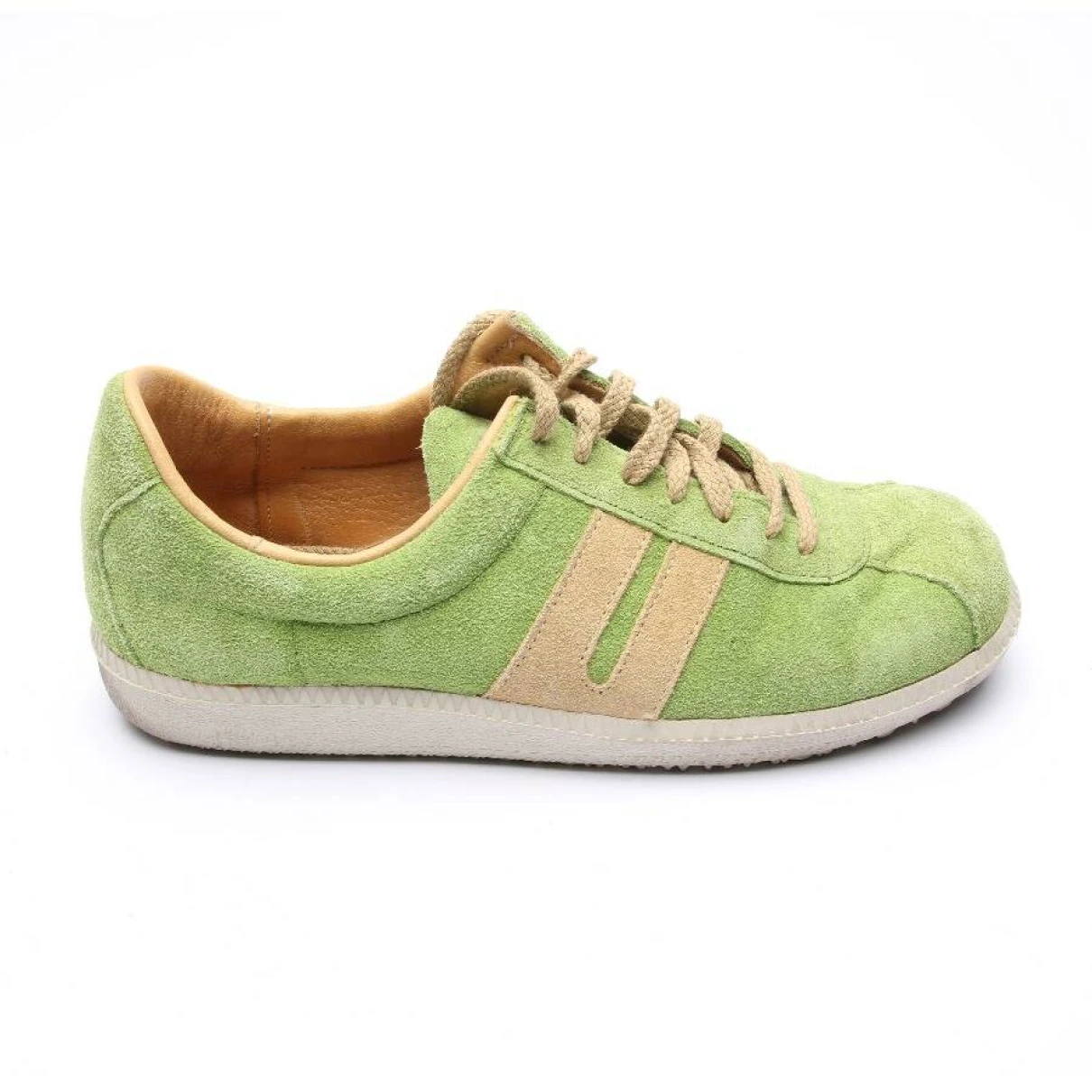 Pre-owned Ludwig Reiter Leather Trainers In Green