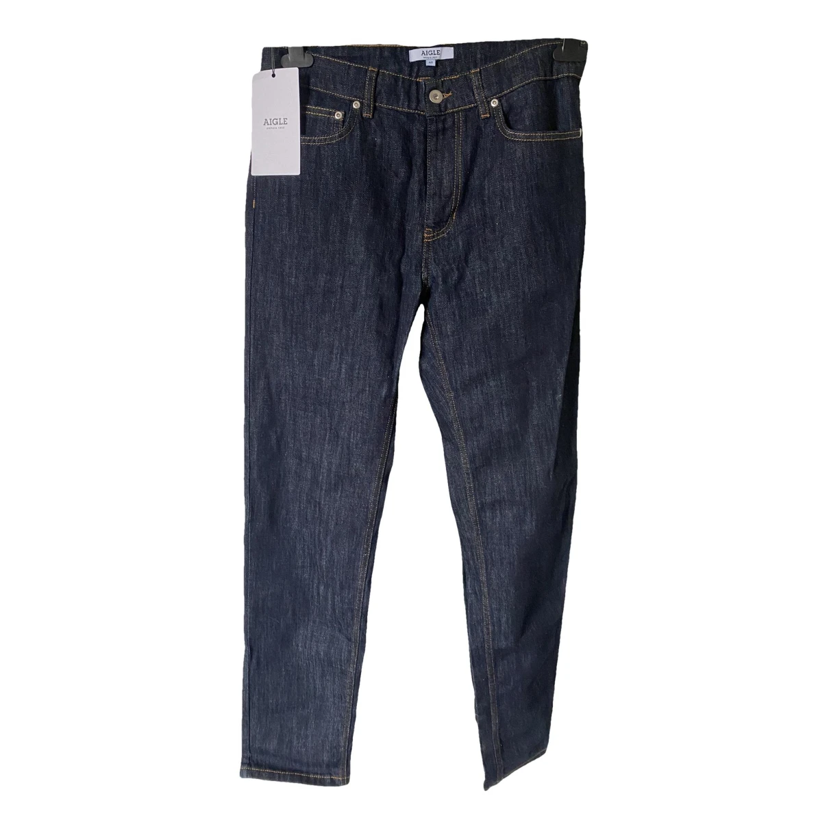 Pre-owned Aigle Straight Jeans In Blue