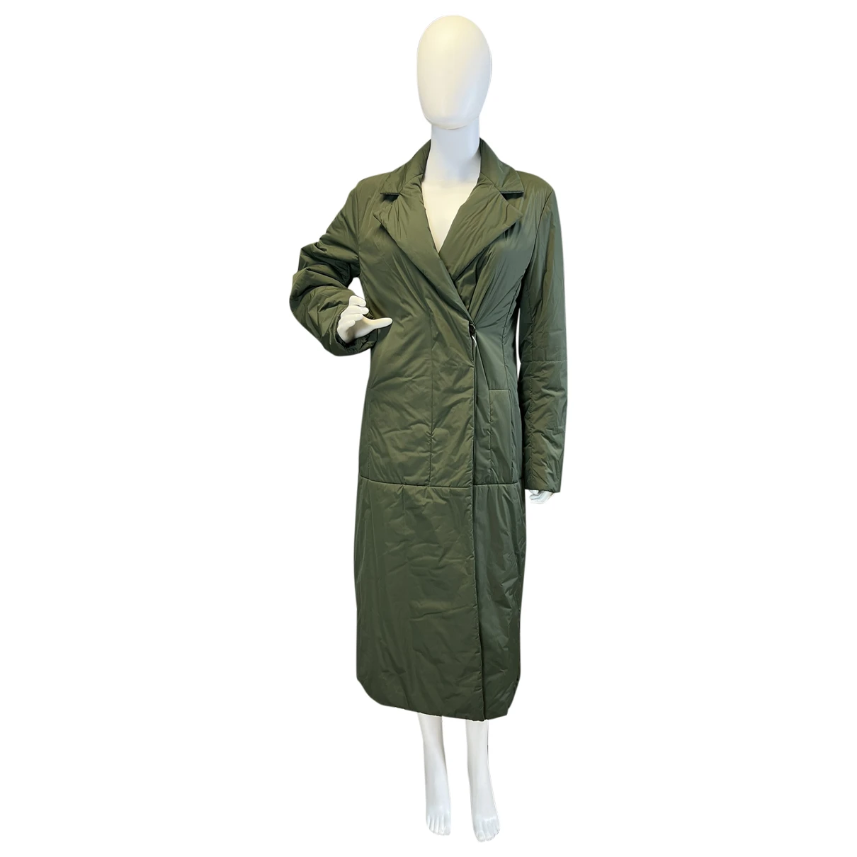 Pre-owned Max Mara Parka In Green