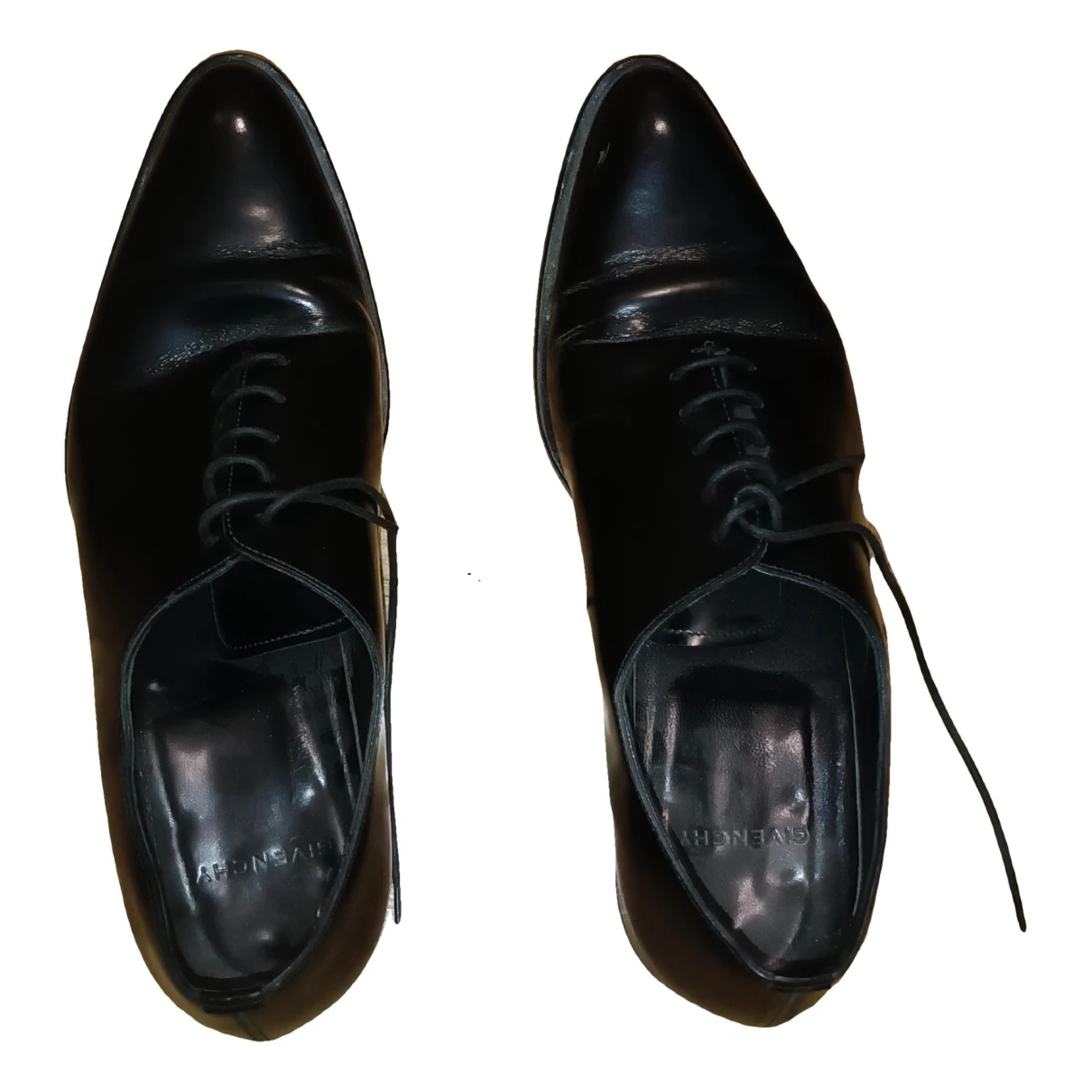 Pre-owned Givenchy Leather Lace Ups In Black