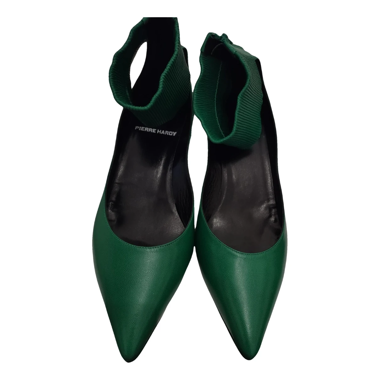 Pre-owned Pierre Hardy Leather Heels In Green