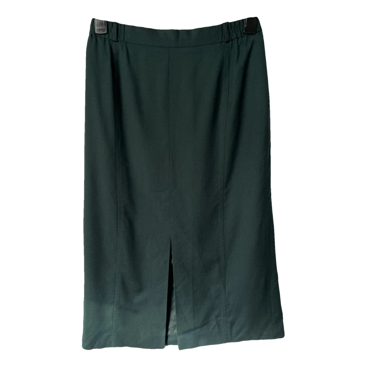 Pre-owned Givenchy Wool Mid-length Skirt In Green