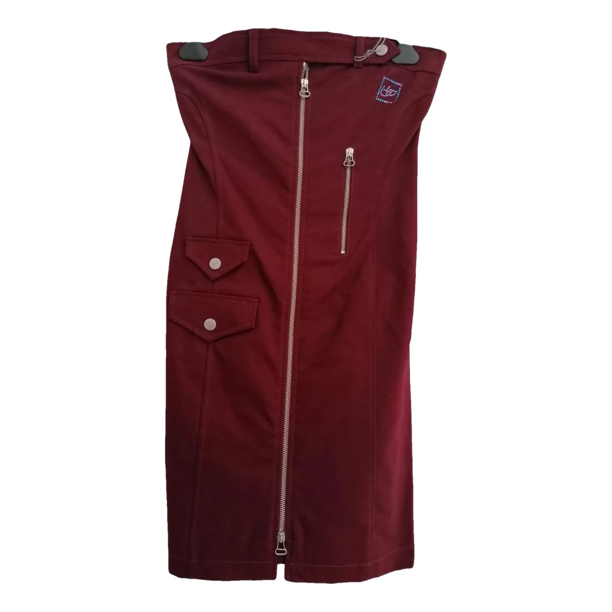 Pre-owned Byblos Mid-length Dress In Burgundy