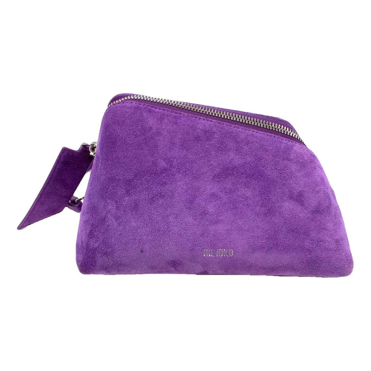 Pre-owned Attico Clutch Bag In Purple