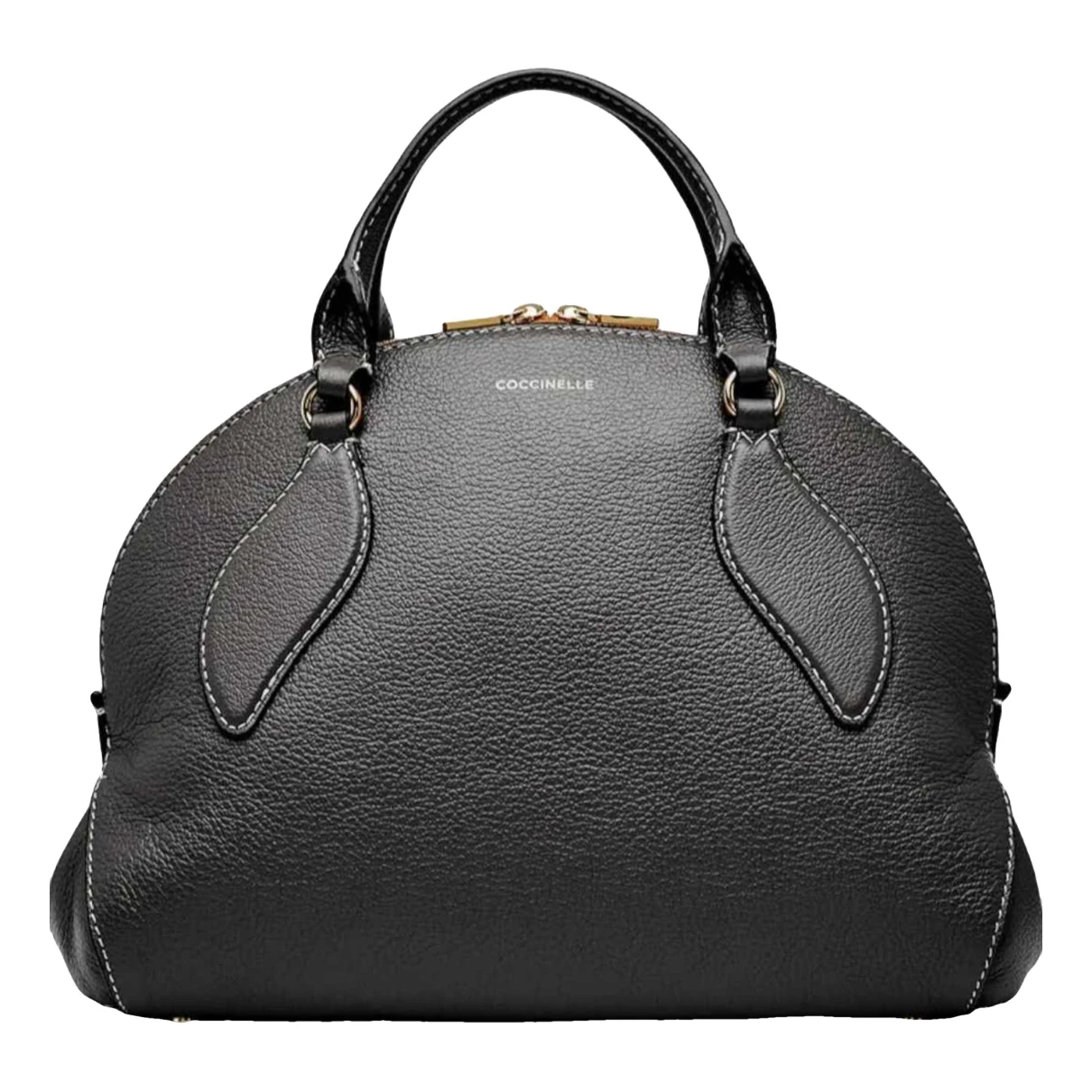 Pre-owned Coccinelle Leather Handbag In Black