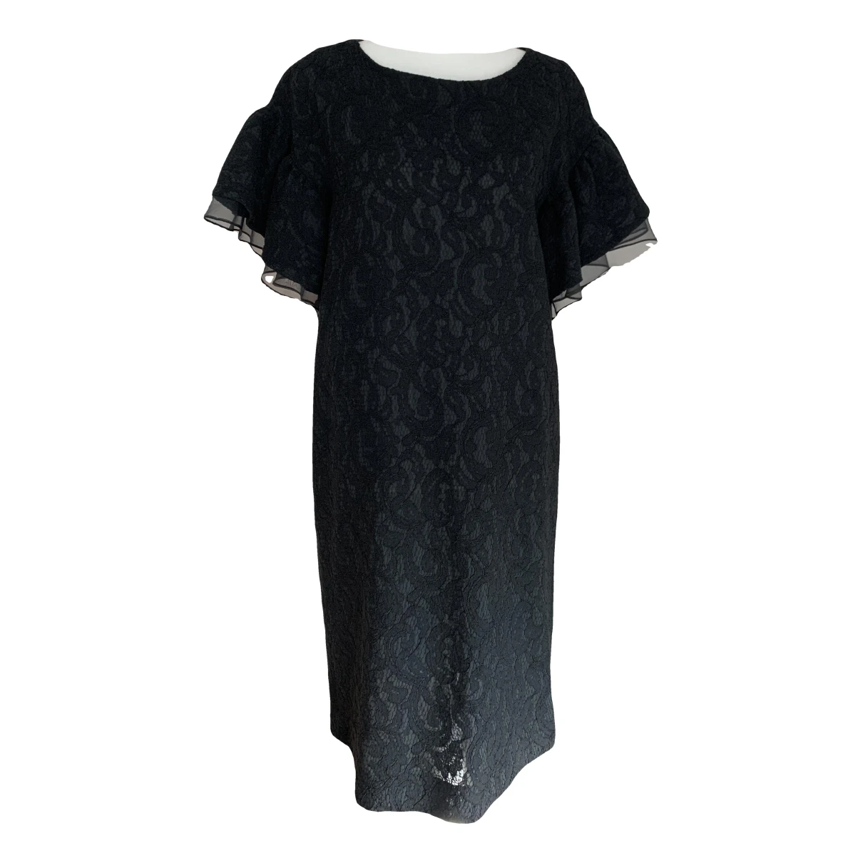 Pre-owned Alessandro Dell'acqua Lace Dress In Black
