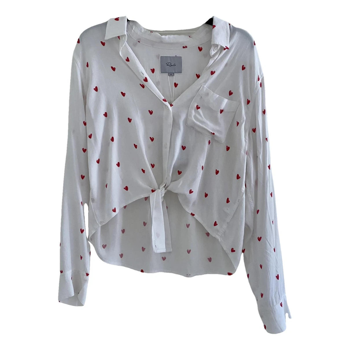 Pre-owned Rails Blouse In White