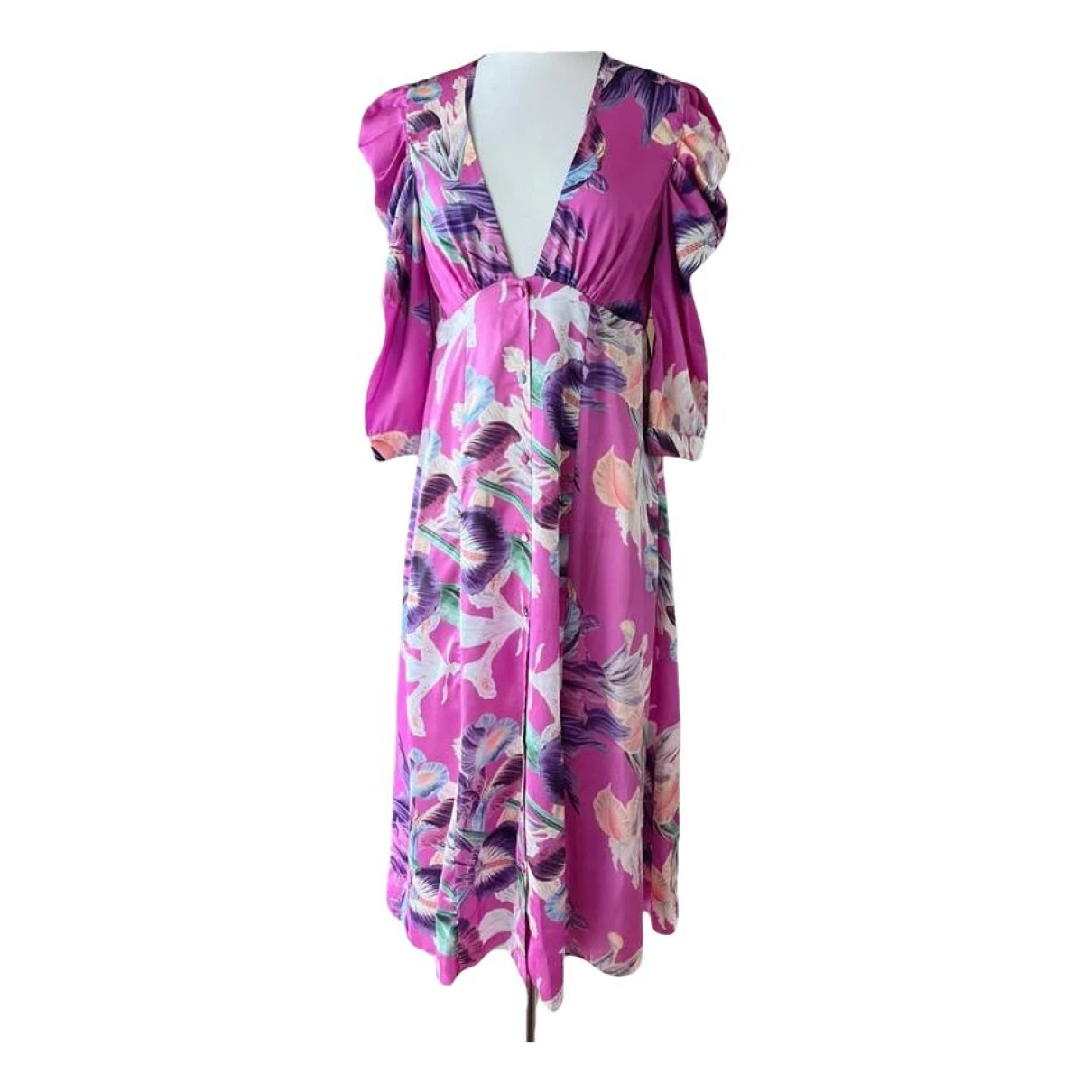 Pre-owned Patbo Mid-length Dress In Pink