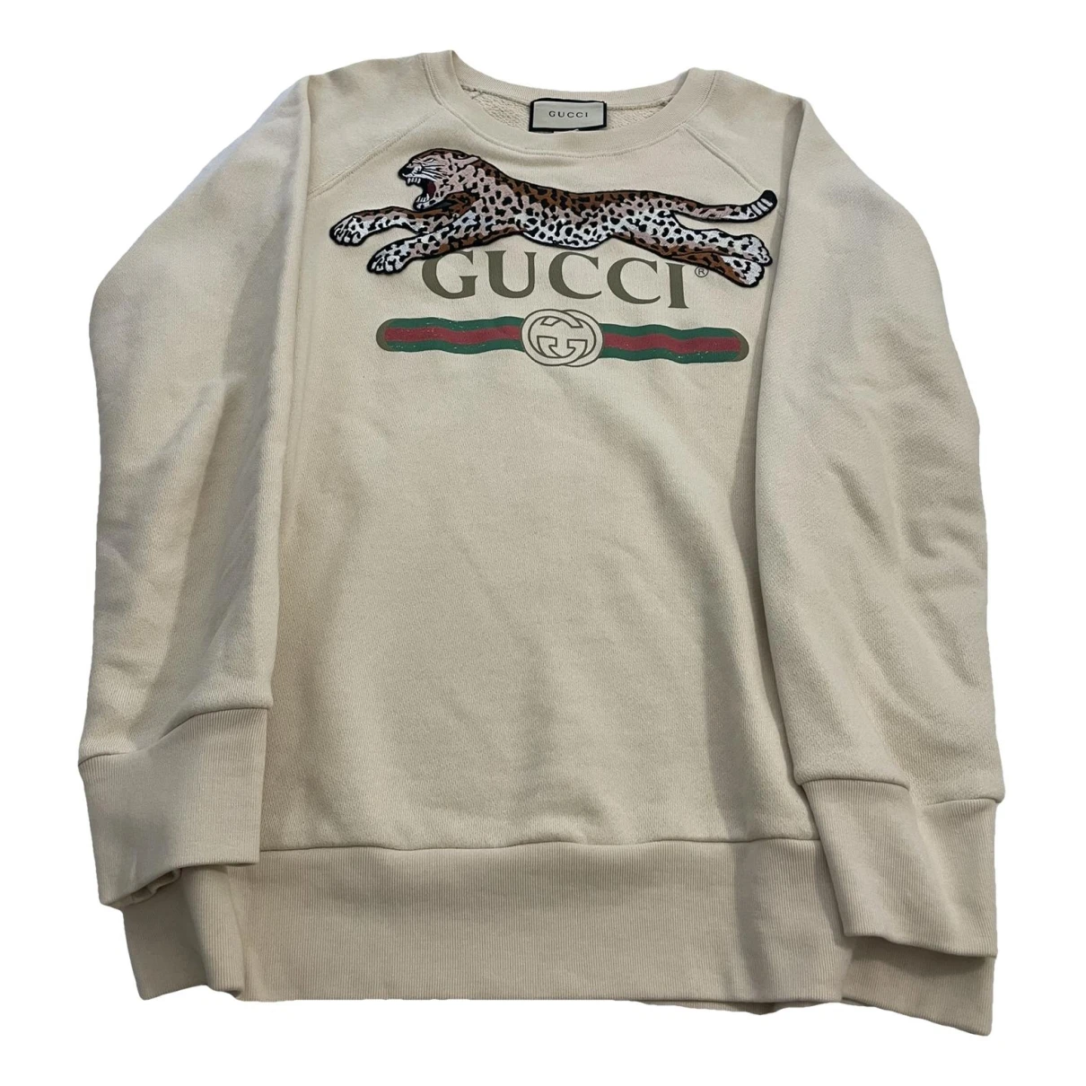 Pre-owned Gucci Sweatshirt In Beige