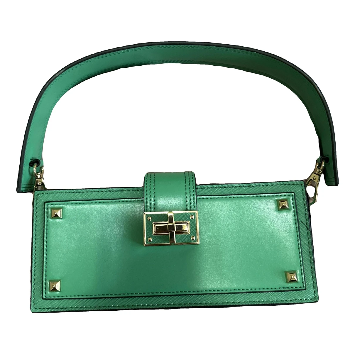 Pre-owned Aldo Leather Handbag In Green