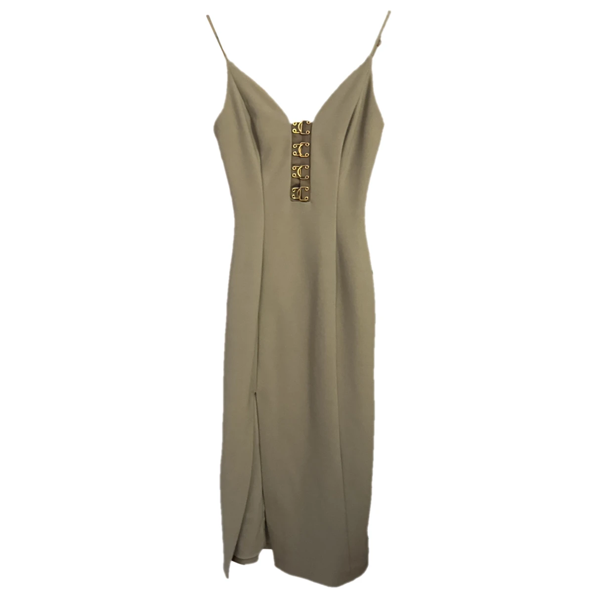 Pre-owned Finders Keepers Mid-length Dress In Green